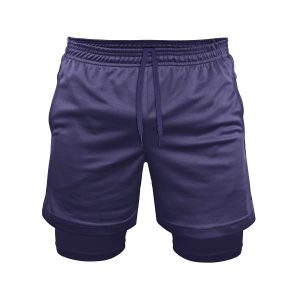Short Dry Fit 2 En 1, con Calza Interior